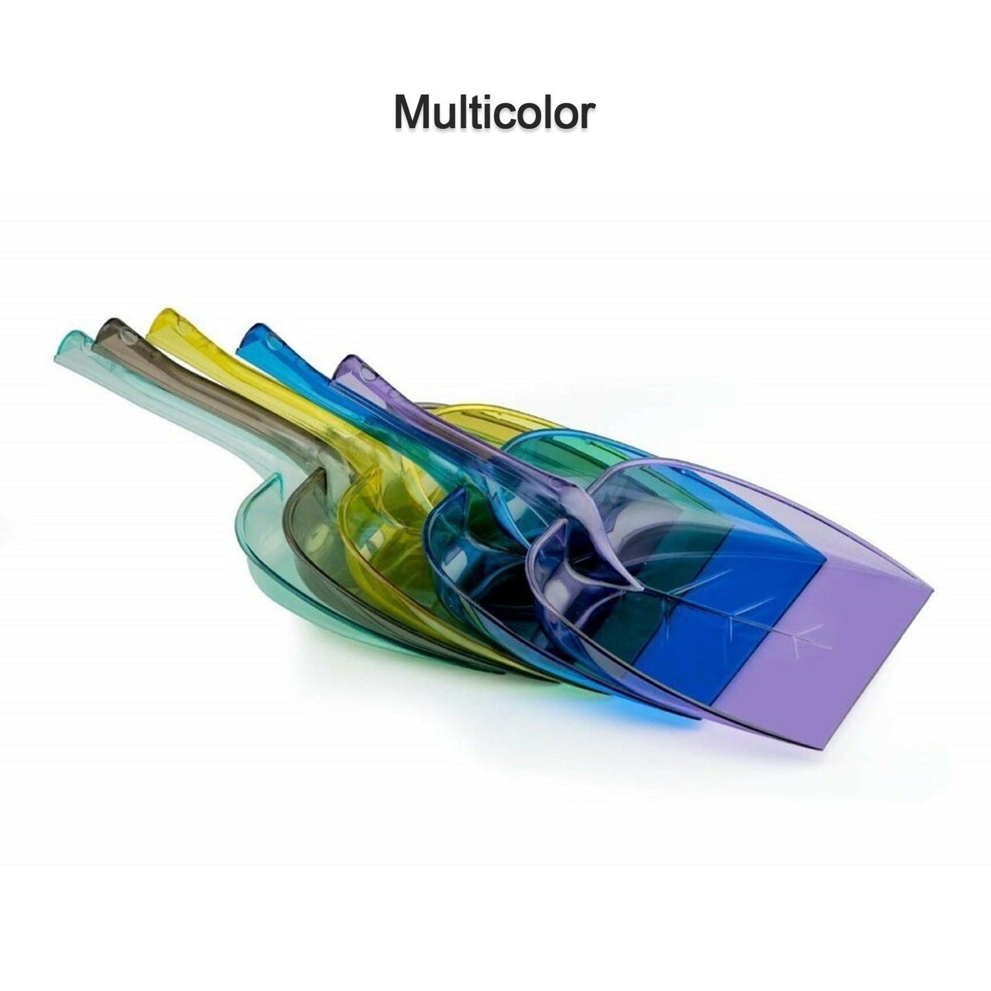 Plastic Unbreakable Dustpan with Long Handle, Large Size for Home & Kitchen (1 Pc)