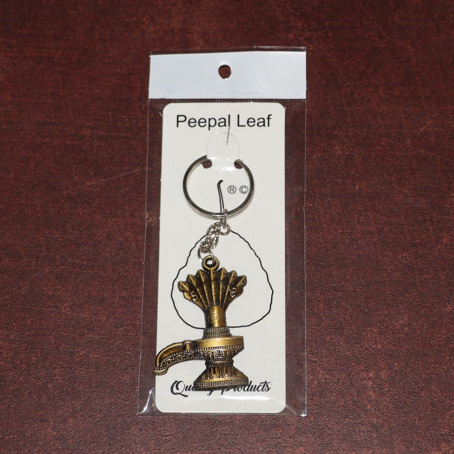 Antique Lord Shiva Shivaling Metal Keychain (1 Pc)