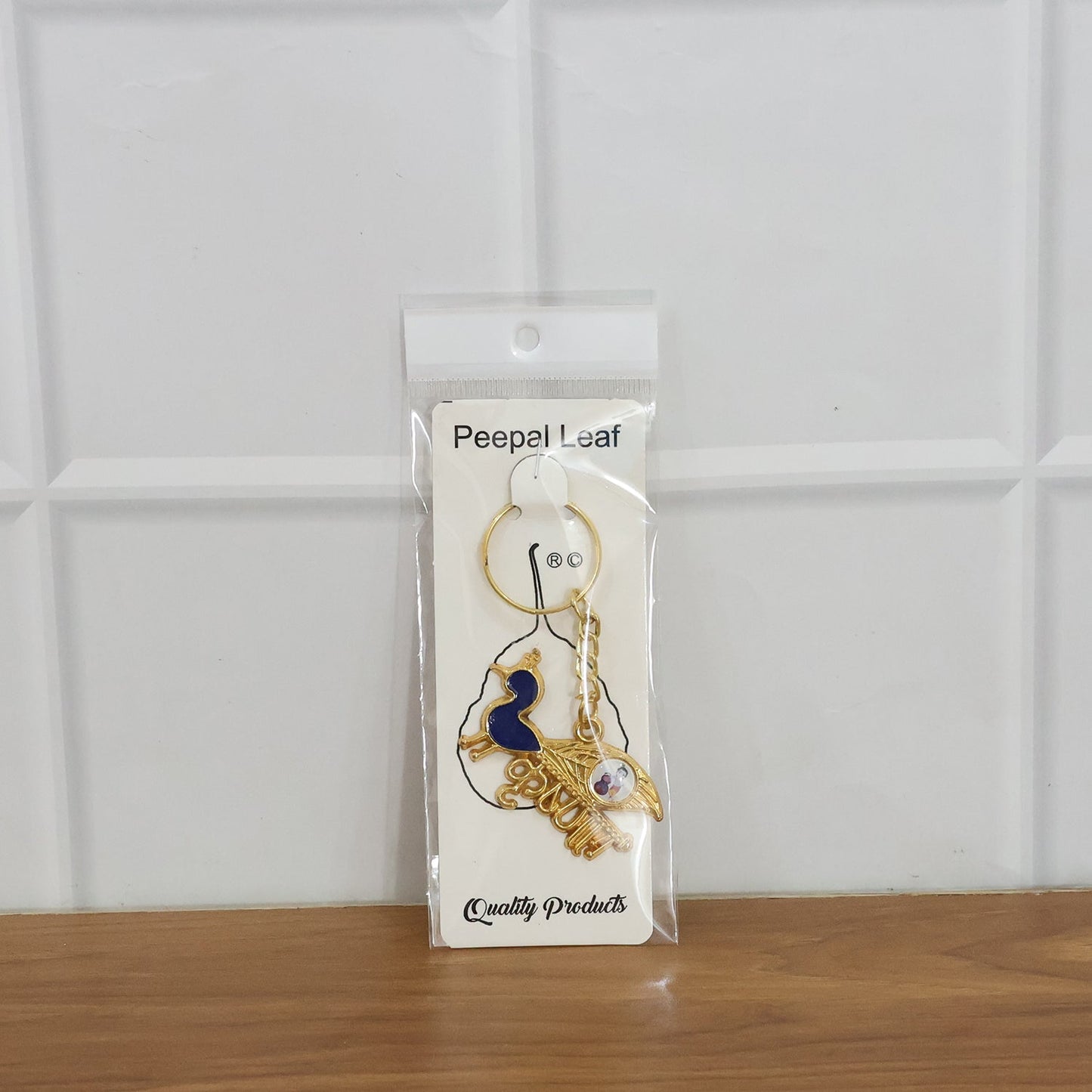 Premium Krishna-Themed Decorative Metal Keychain