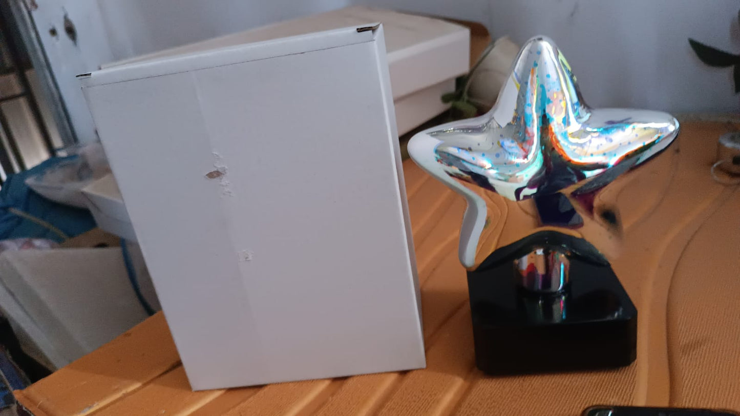 Star-Shaped 3D Illusion Decorative LED Night Lamp (1 Pc)