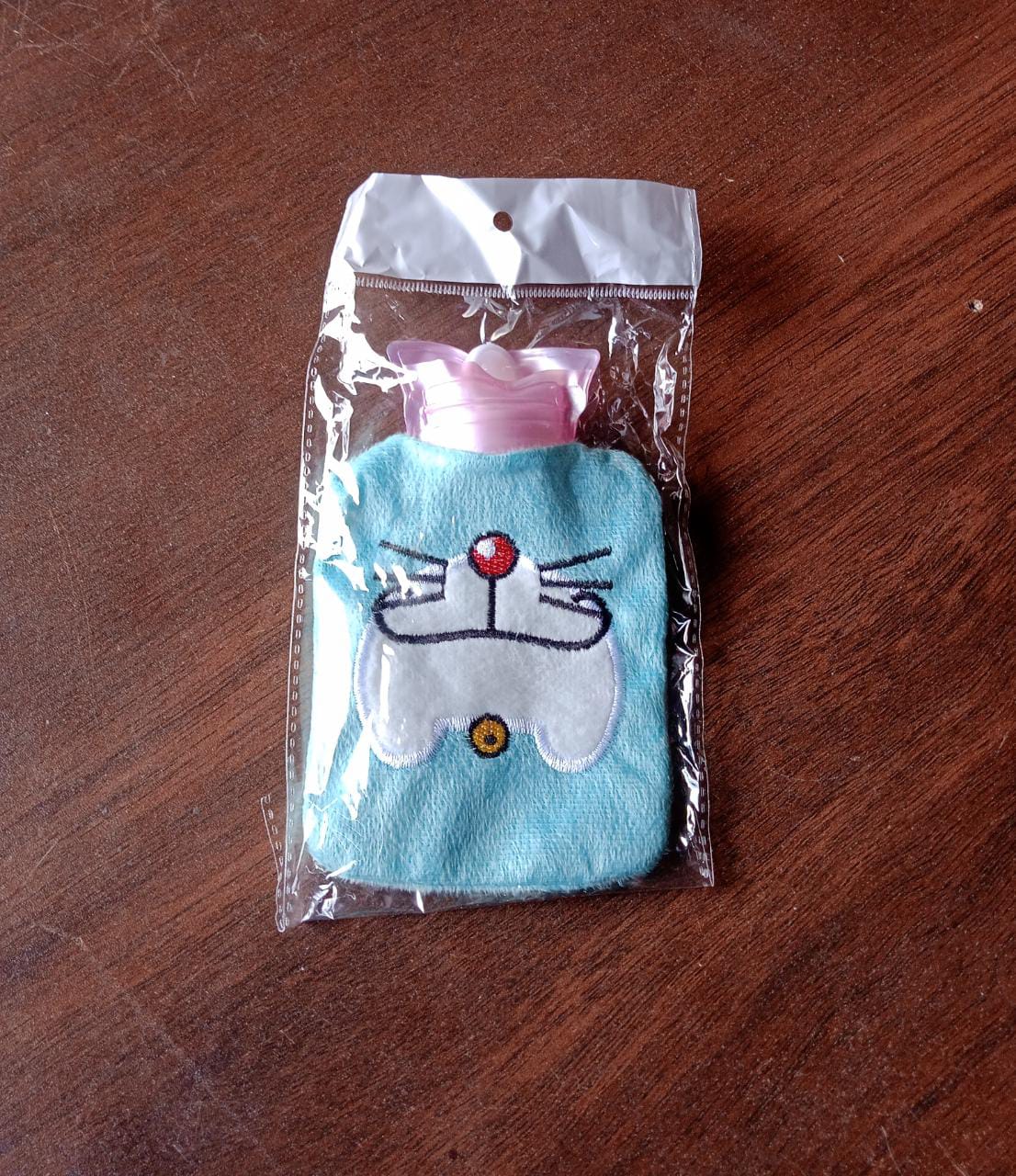 1 Pc Doremon Cartoon small Hot Water Bag with Cove
