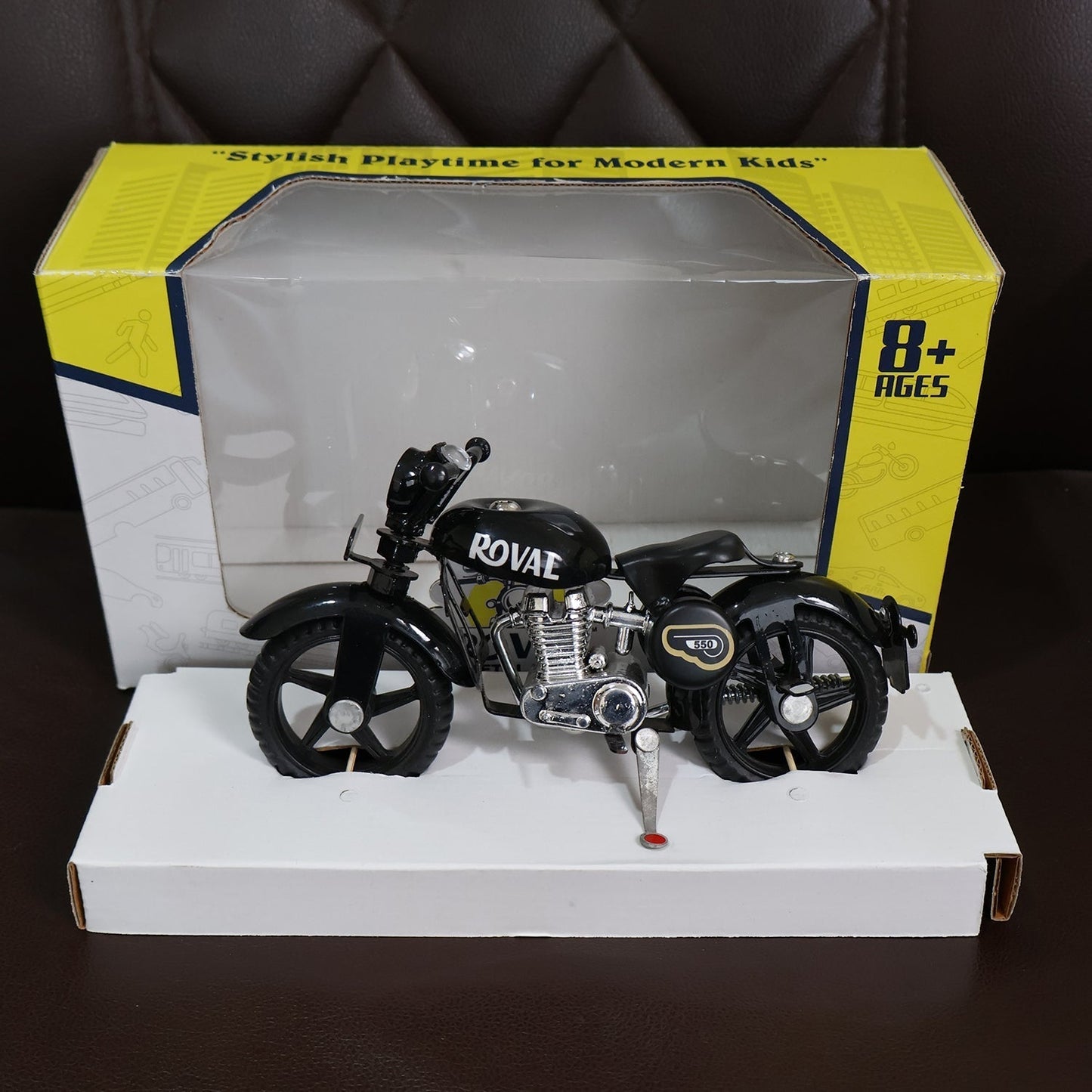 Metal Bullet Bike Toy Model for Kids with Side Stand (1 Pc)