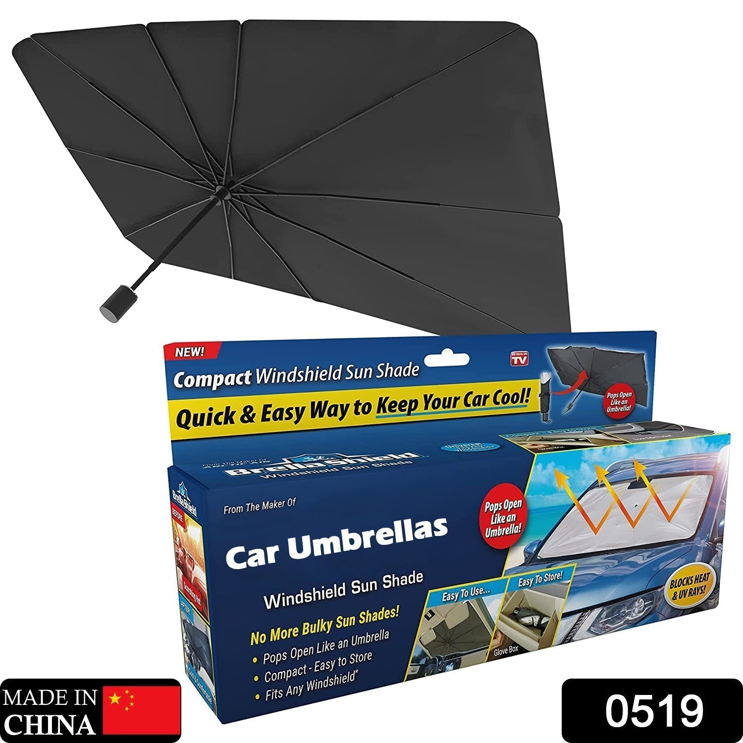 Windshield Umbrella Sun Shade Cover Visor Sunshades Reviews Automotive Front Sunshade Fits Foldable Windshield Brella Various Heat Insulation Shield for Car