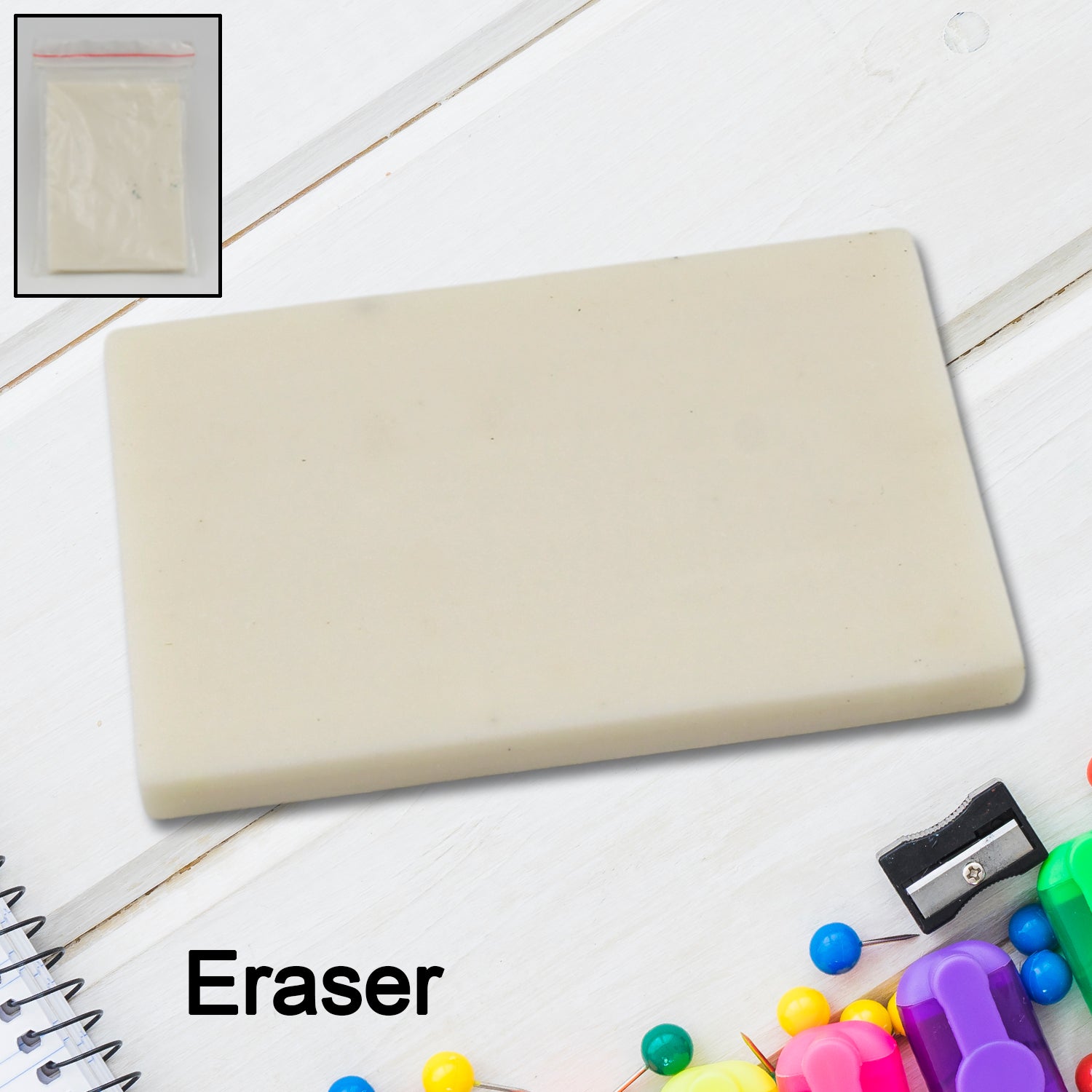 Fancy & Stylish Eraser (1 Pc / Mix Design)