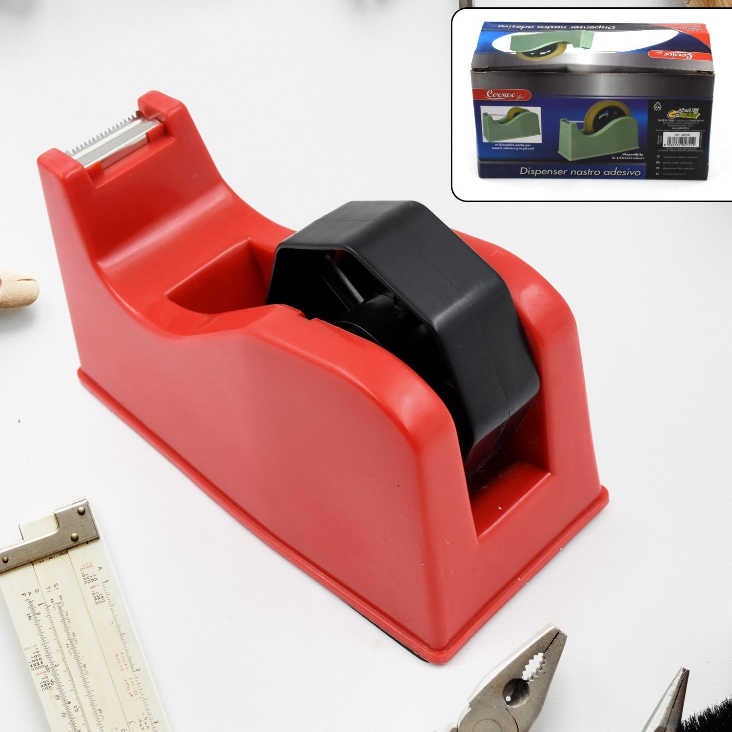 Plastic Tape Dispenser (1 pc / 640 Gm)