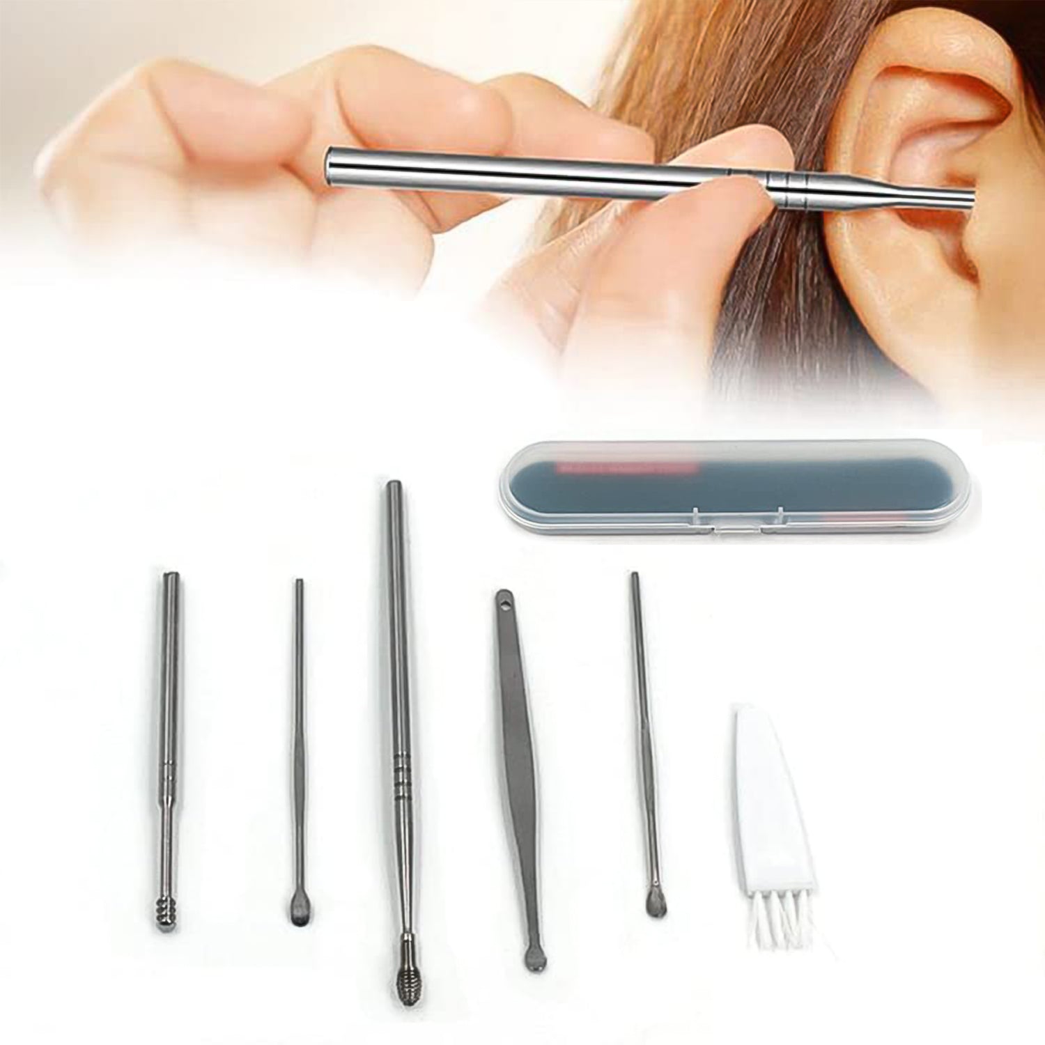 Small 6 Pcs Earwax Removal Kit