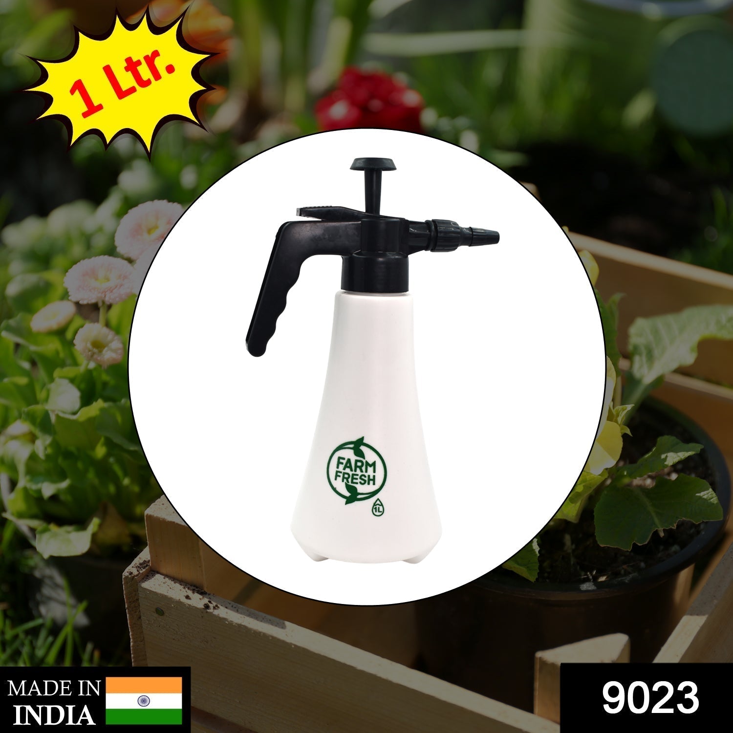 1 litre Garden Sprayer used in all kinds of garden and park for sprinkling and showering purposes.