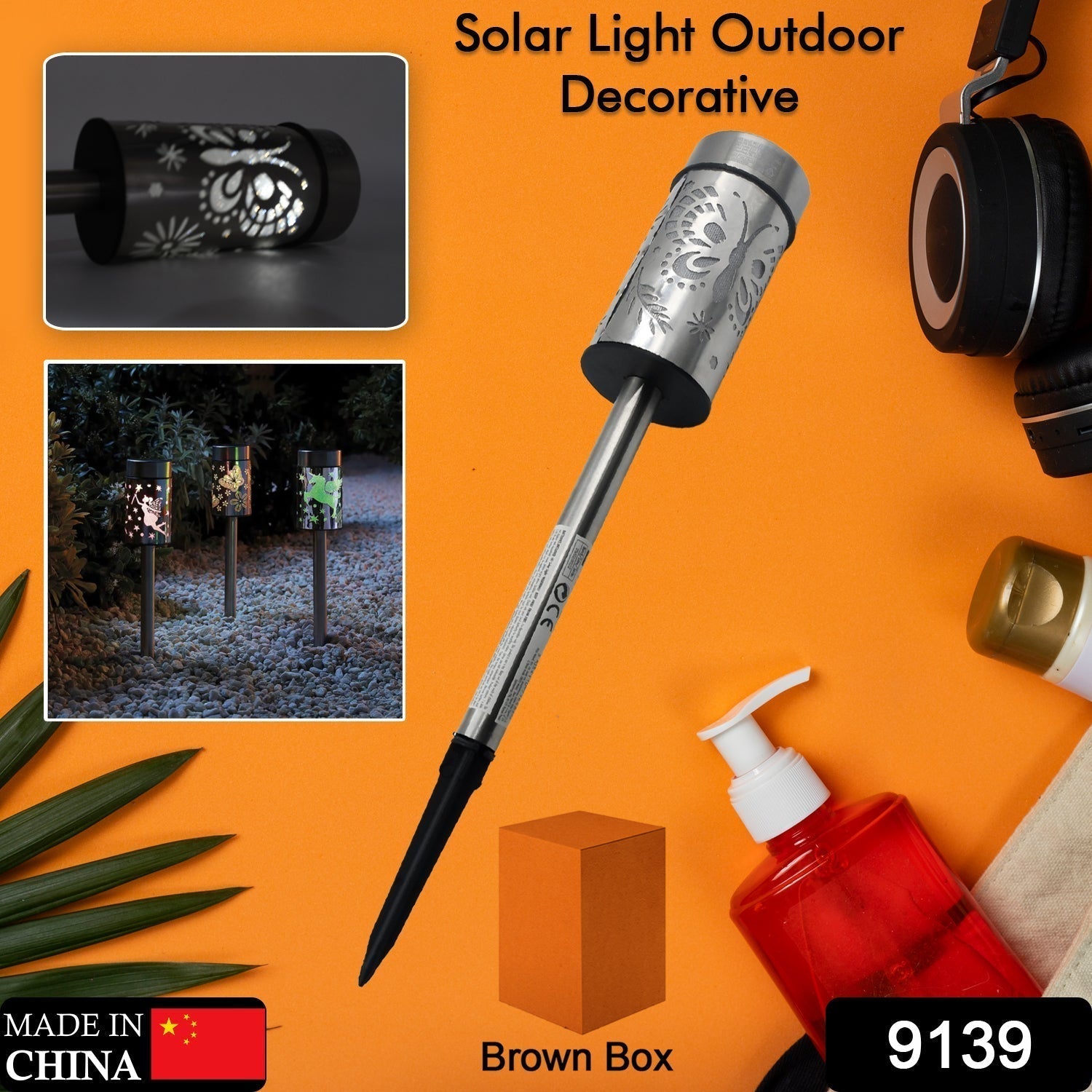 Solar Pathway Light Solar Lawn Light Ground Plug Lamp Waterproof Energy Saving Outdoor Garden Path Decking Light Landscape Lighting.