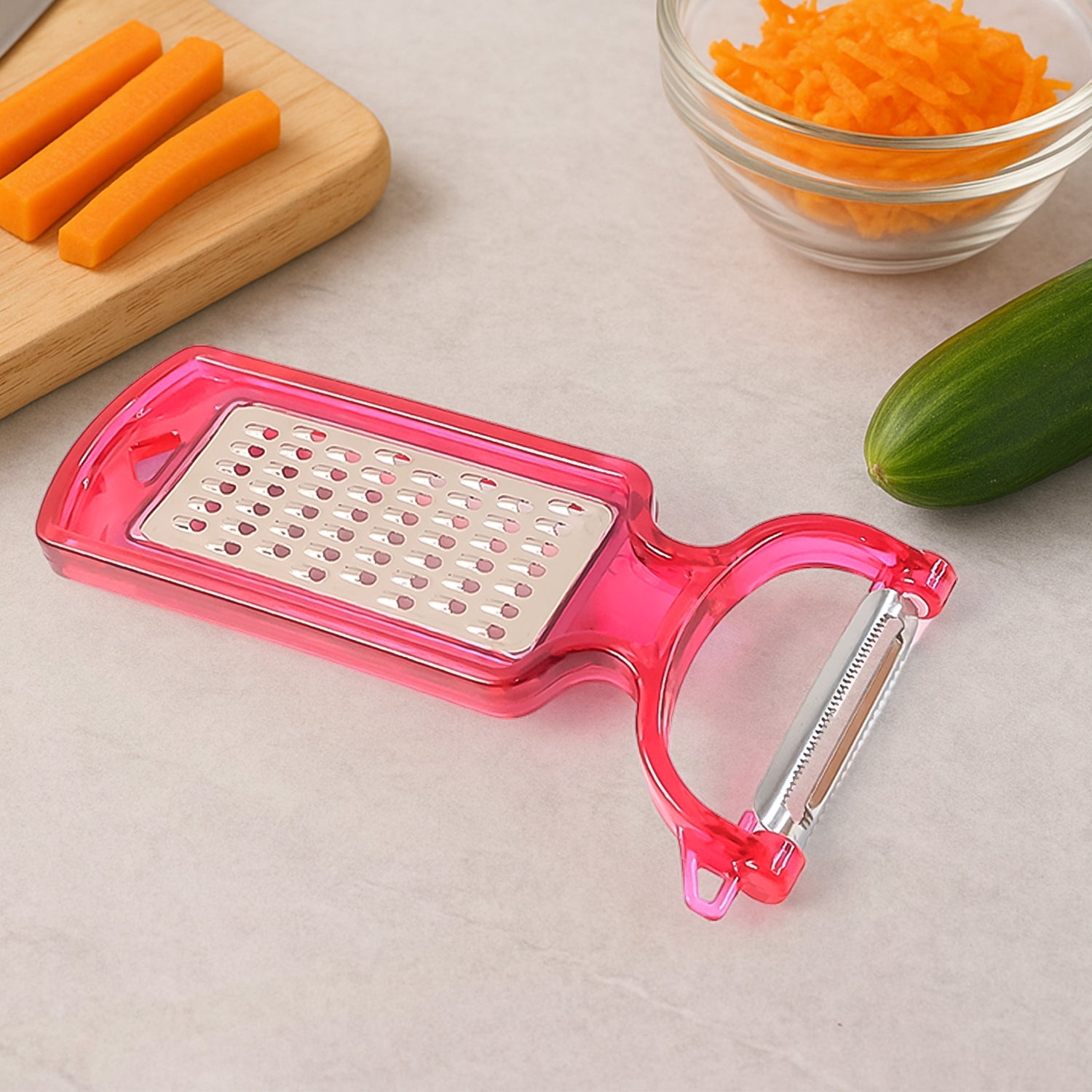 Compact 2-in-1 Kitchen Grater Peeler