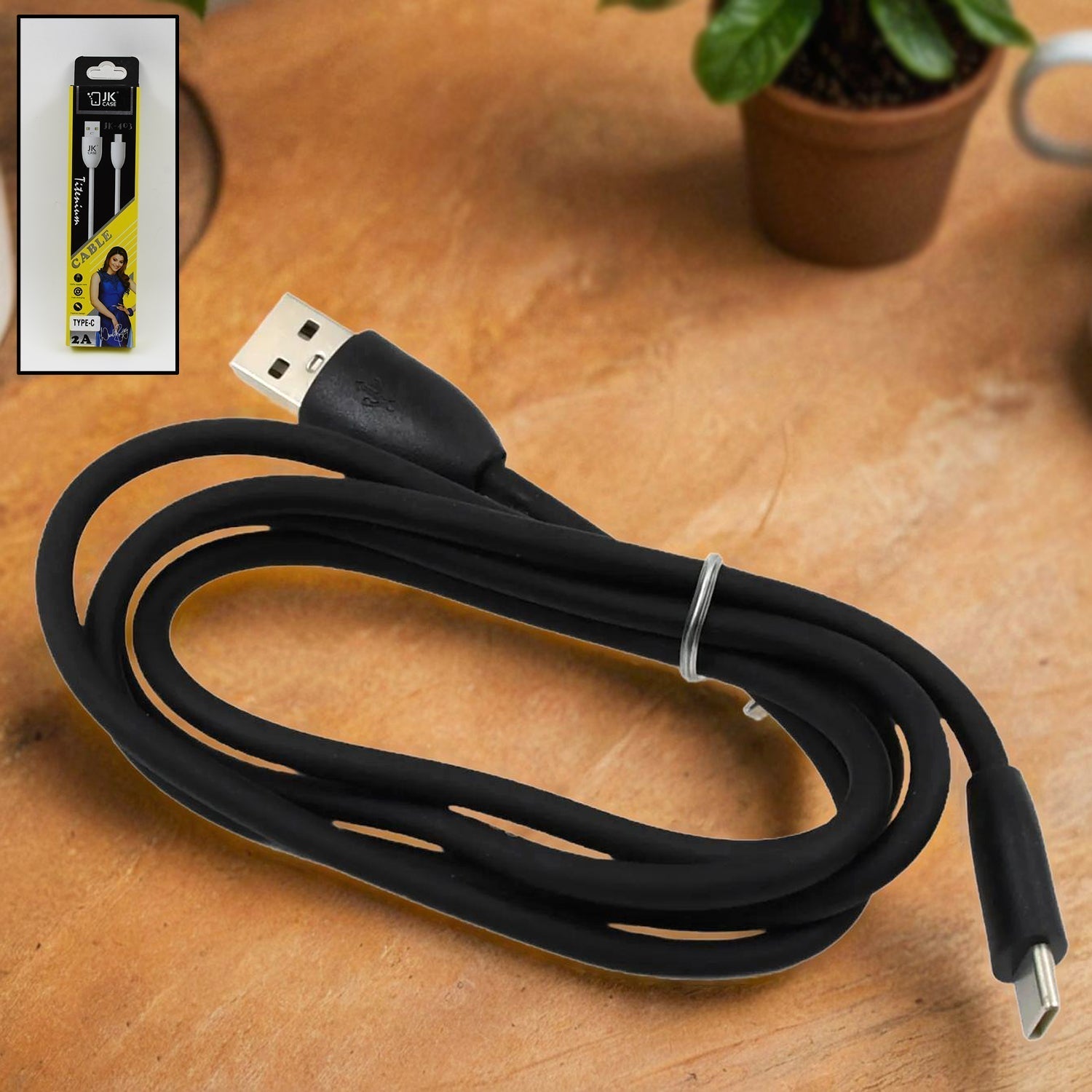 2A Type C data cable Fast Charging, Data Transfer Cable (1 Pc)