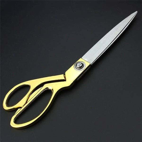 Stainless Steel Tailoring Scissor Sharp Cloth Cutting for Professionals (8.5inch) (Golden)