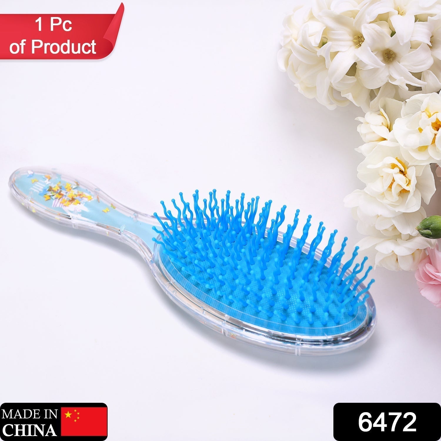 Hair Brush for Kids Detangling Anti-static Soft Massage for Braids Curly Straight Long or Short Wet Or Dry Hair (Multi-Design)