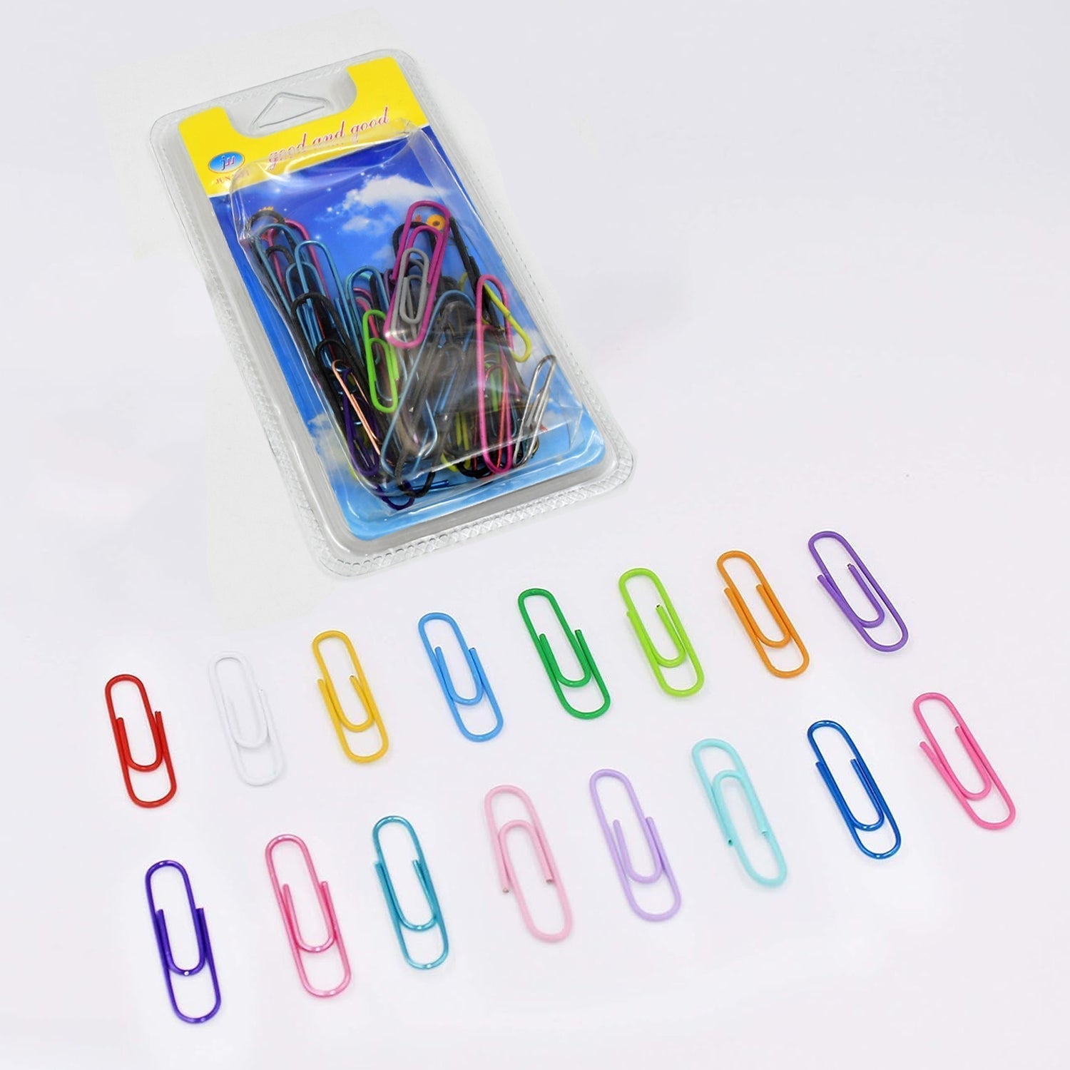 Multipurpose Assorted Color Paper Clips (Approx 40 Pcs / Mix Size)