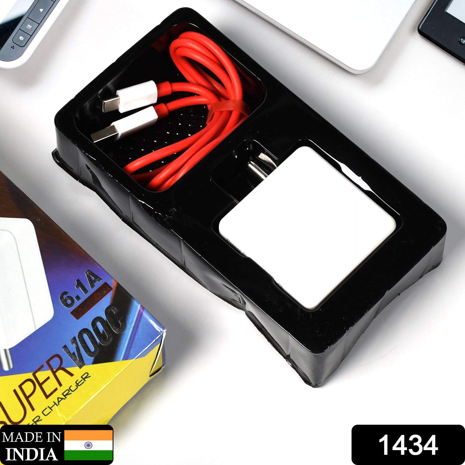 Super Fast Charger With Cable for All iPhone, Android, Smart Phones, Tablets.