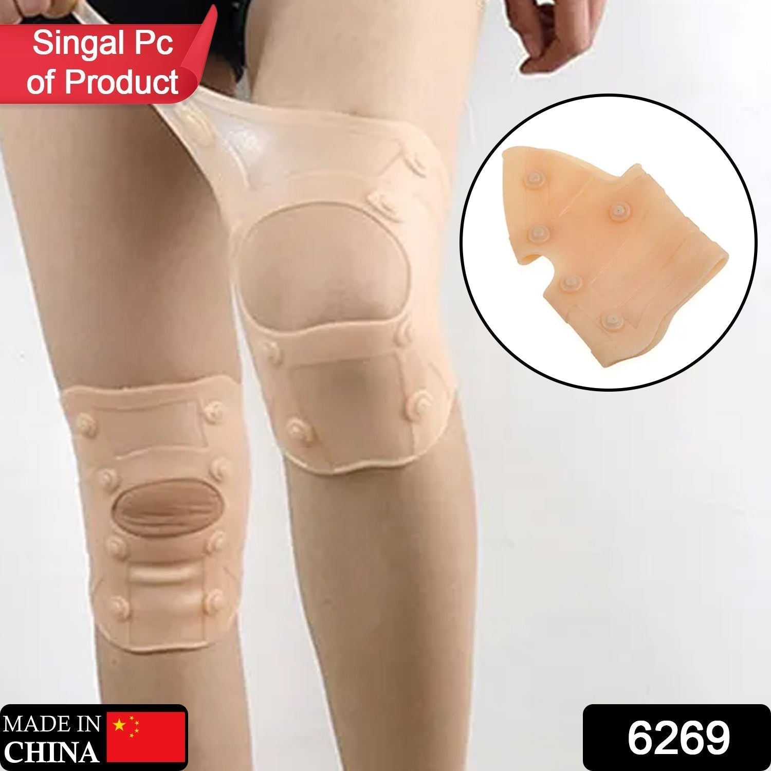 Silicone Ultra Thin Waterproof Knee Pad,1pc of magnetic knee pads