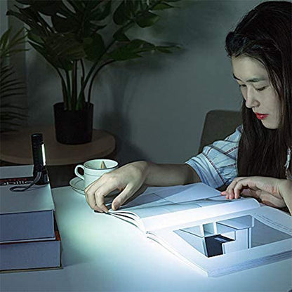 Mini 2 in 1 High Power Pocket Torch Light (1 Pc / Mix Design)