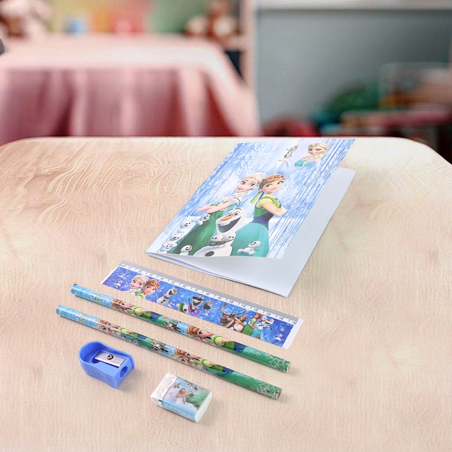 Stationery Kit for Kids - Stationery Set (6 Pcs Set / Mix Design)