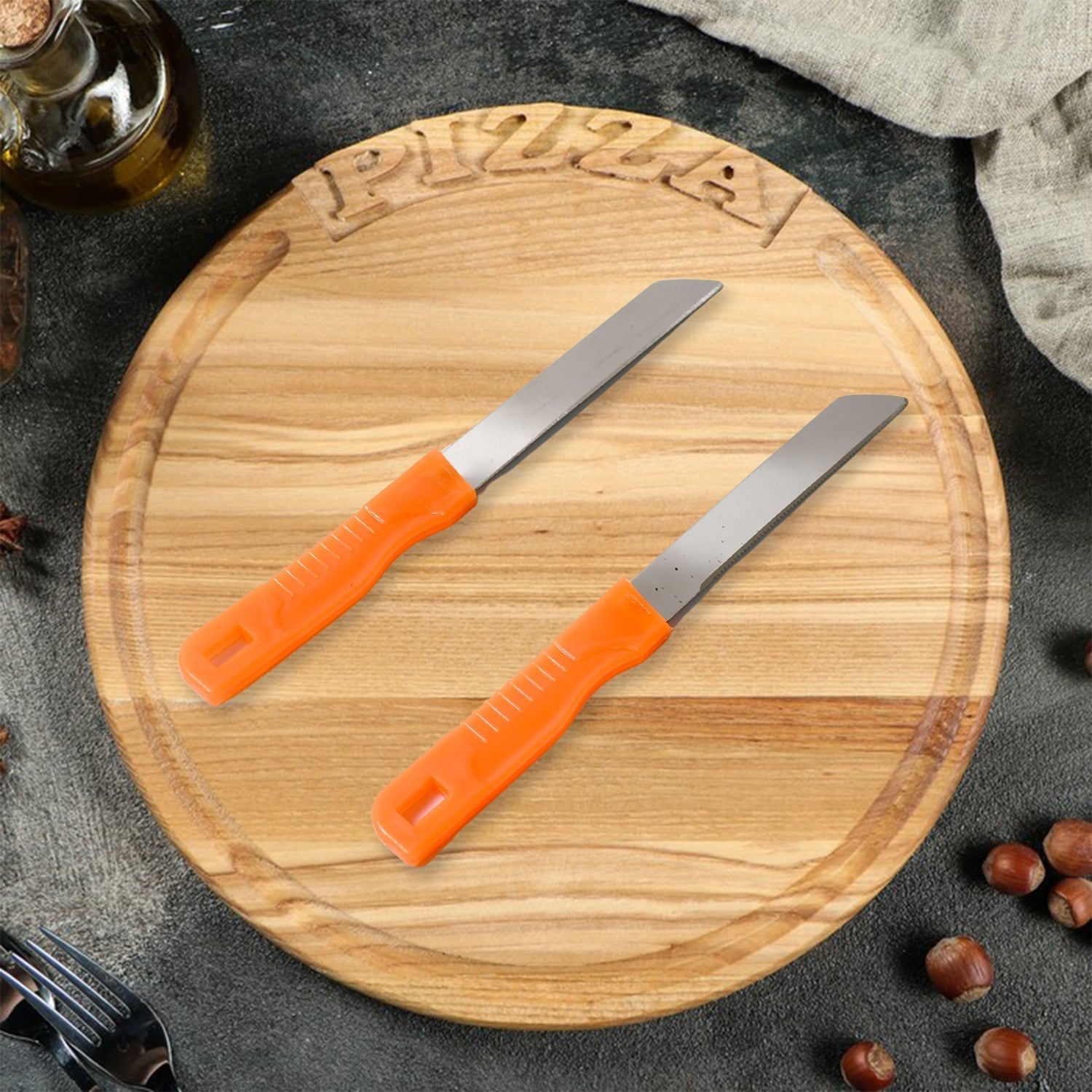 3in1 Multipurpose Stainless Steel Classic Kitchen Knife Set of 3 for F