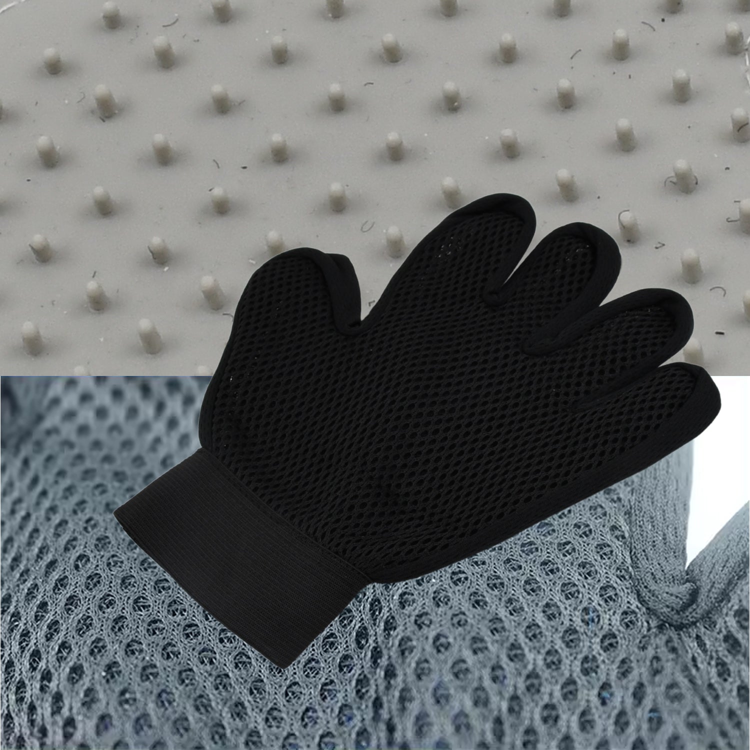 Grey Gloves, Gloves Bathing Tool (1 Pc)