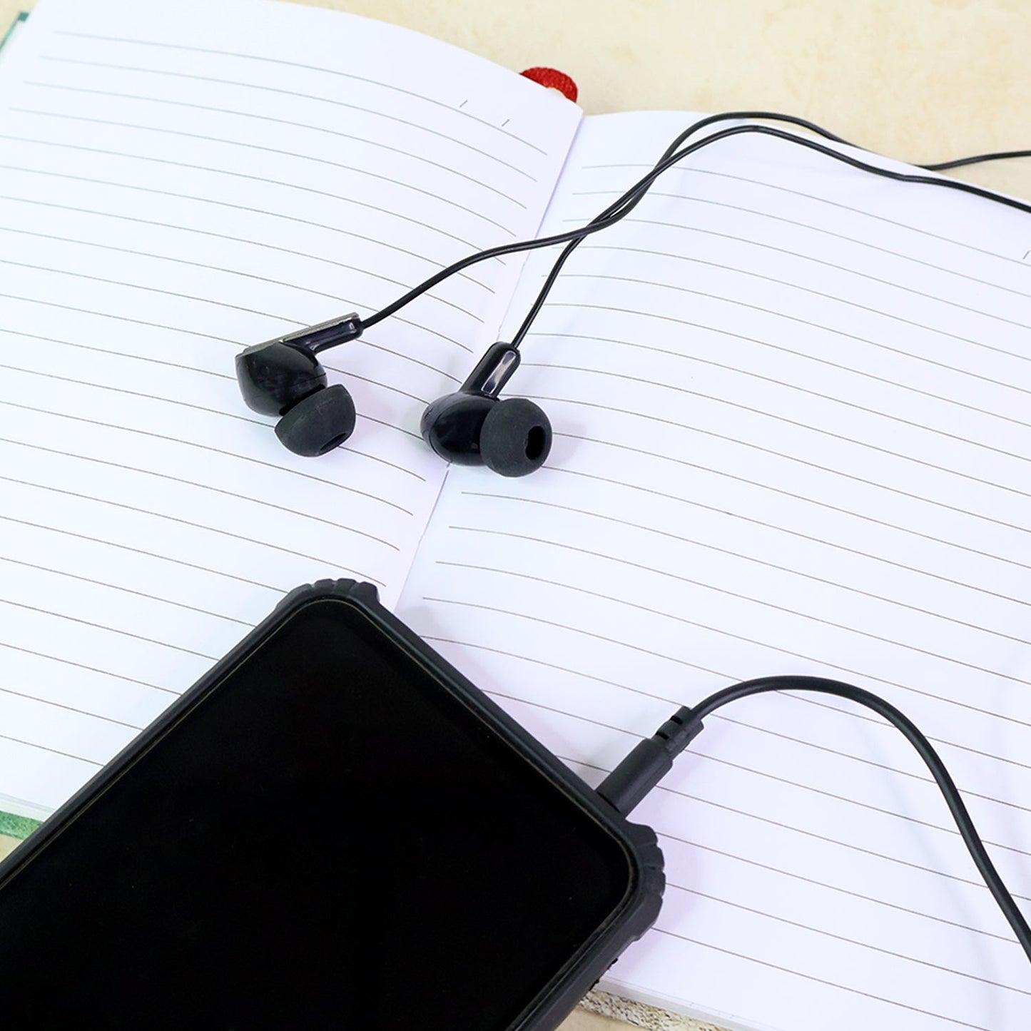 Premium Wired Stereo In-Ear Earphones (1 Pc)