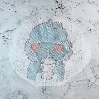 Cute Cartoon Character Fabric Mesh Fan Cover (1 Pc / Mix Design)