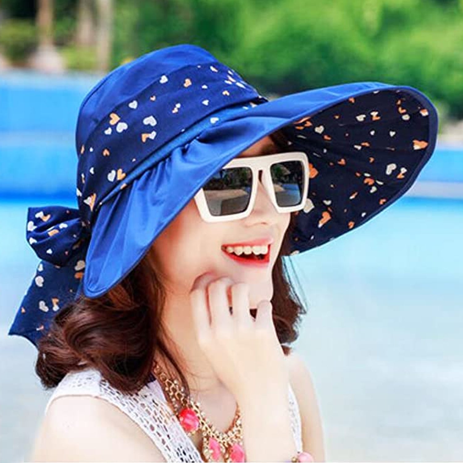 Girls UV Protection Hat - Premium Quality Sun Cap for Beach, Golf, Fishing (1pc)