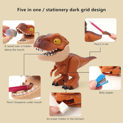 Dinosaur Shaped Stationery Gift Set for Kids Set (Mix Design)