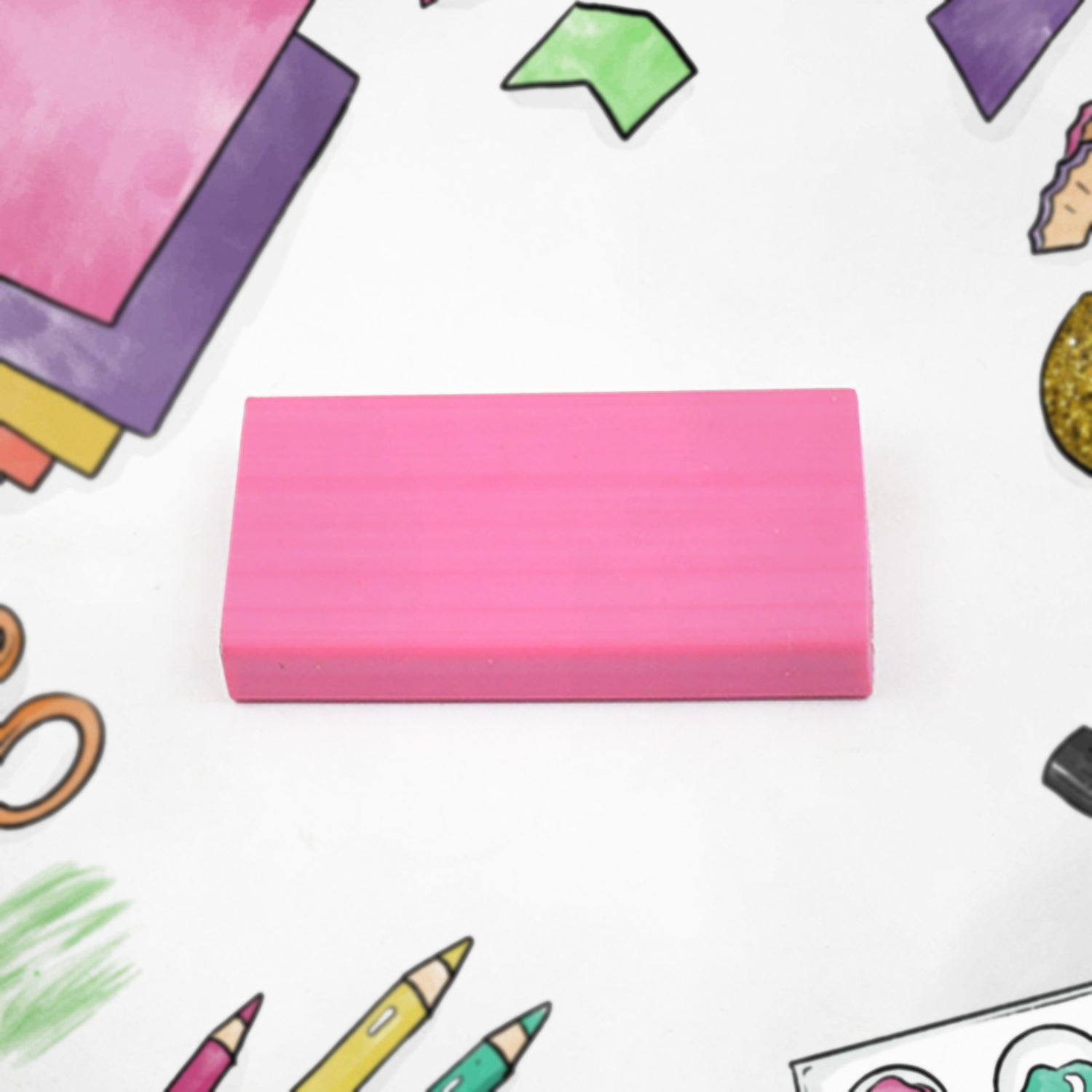 Fancy & Stylish Eraser (1 Pc / Mix Design)