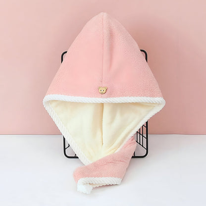 Hair Drying Magic Hair Cap Towel Wrap for Women Bath Towels (1 pc), Hair accessories