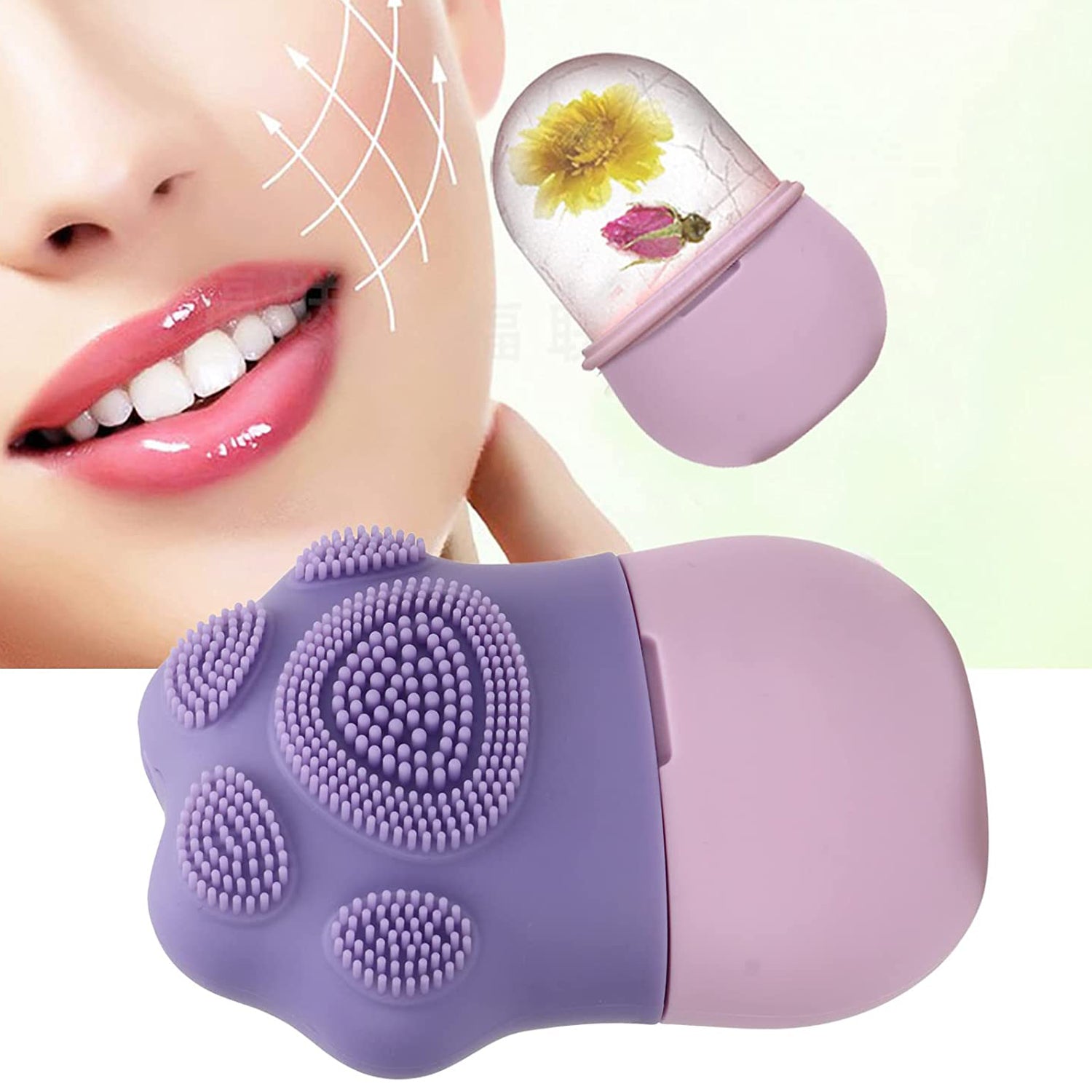 Non-Slip Silicone Ice Roller for Face – Reusable Beauty Tool (1 Pc)