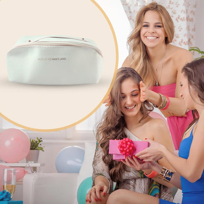 Travel Makeup & Toiletry Organizer Pouch with Zipper & Handle (1 Pc / Mix Color)