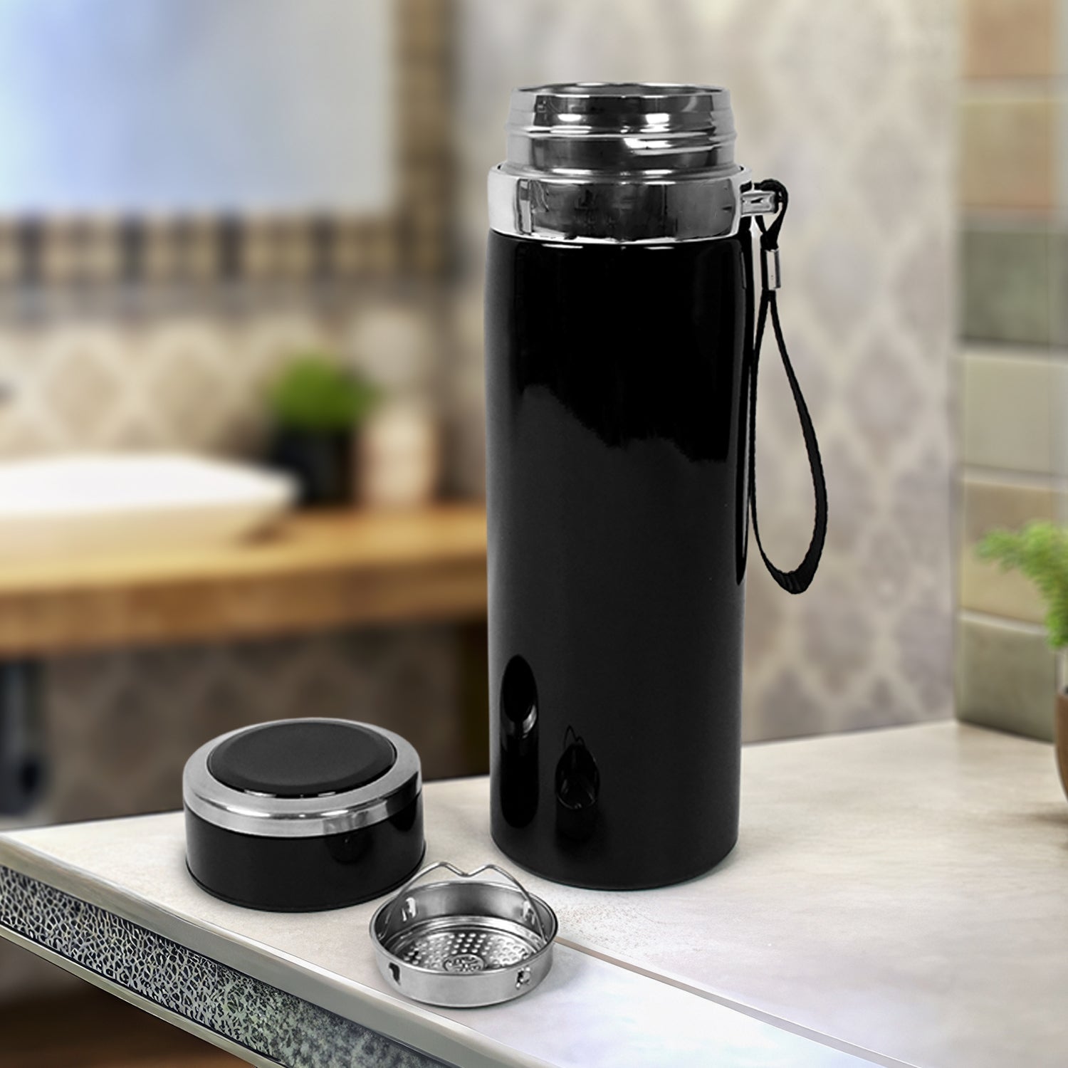 Double Stainless Steel Wall Flask Vacuum Insulated Water Bottle (800 ML)