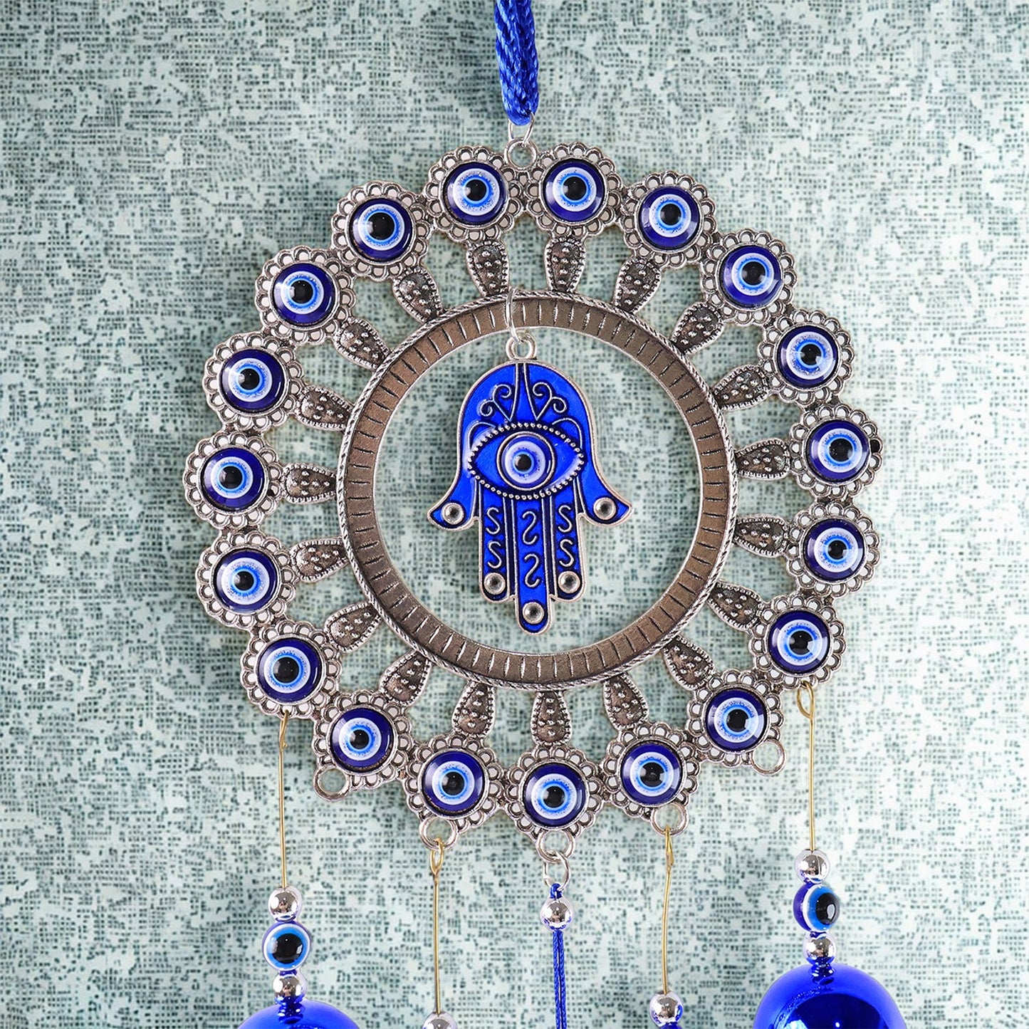 Decorative OM Evil Eye Wind Chime Wall Hanging (Mix Desin & 1 Pc)