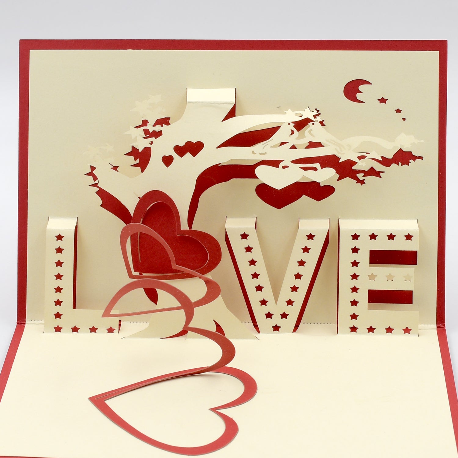 3D Paper Wish Card High Quality Paper Card All Design Card Good Wishing Card  (Birthday , Valentine , love , Christmas Card) (1Pc )