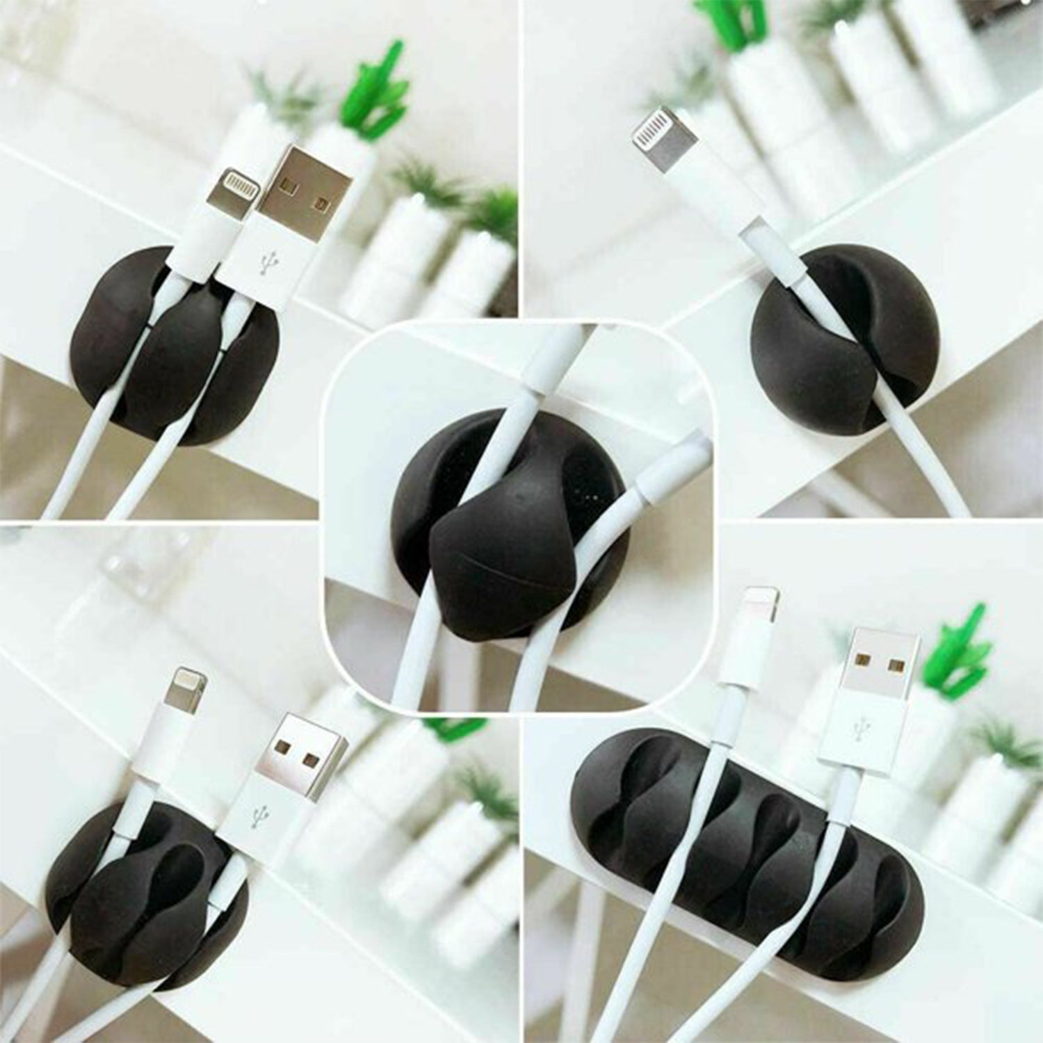 10PCS CABLE HOLDER AND SUPPORTER FOR GIVING SUPPORT AND STANCE TO ALL KIND OF CABLES.