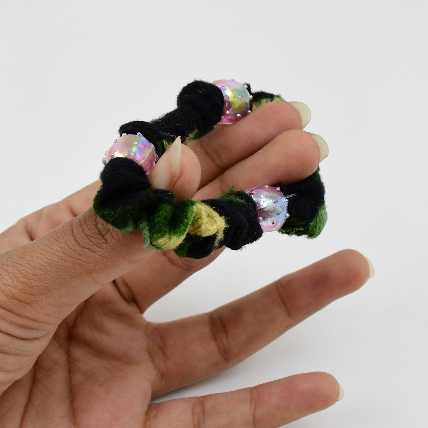 Small Hair Rubber Bands (Pack of 1 / Multicolour / Design)