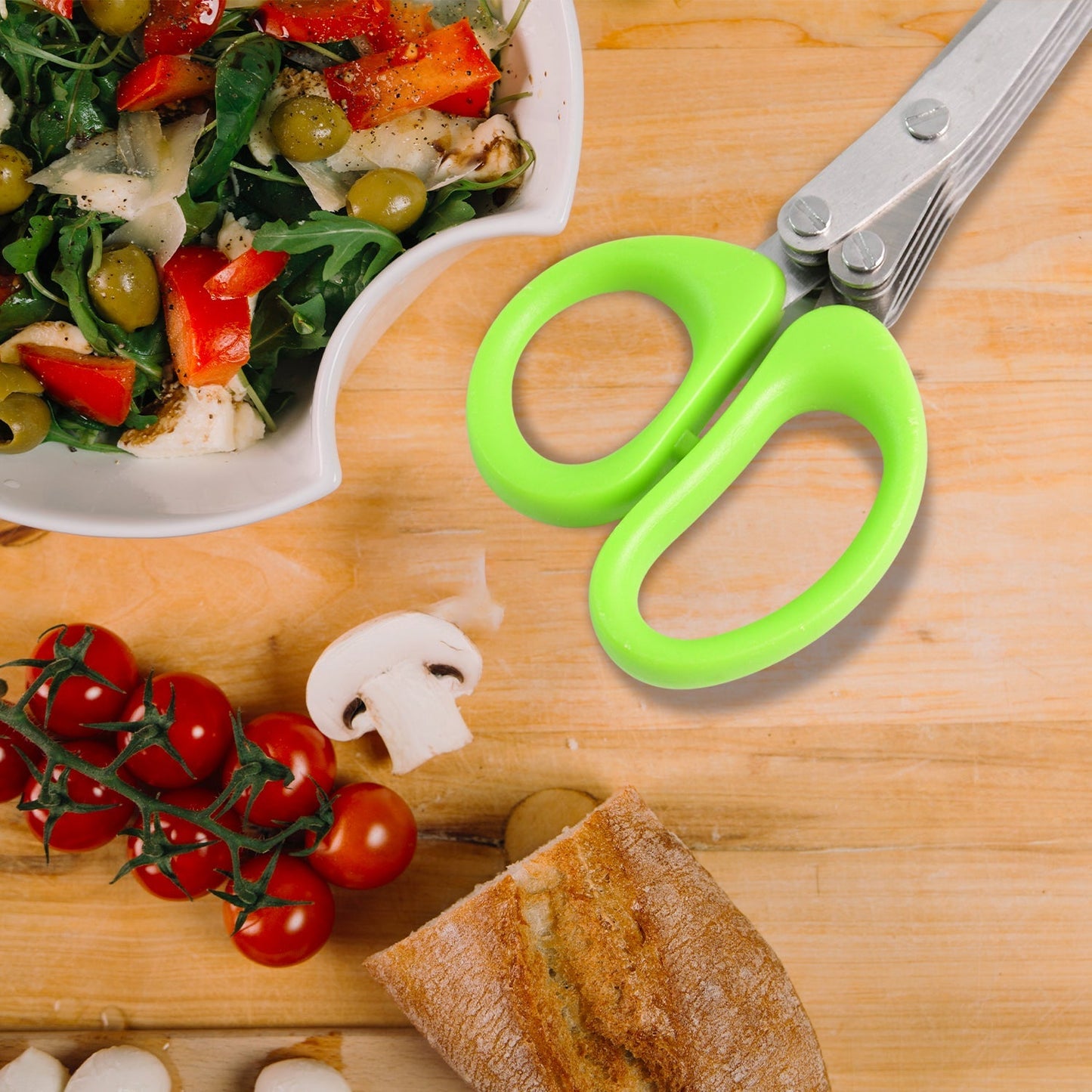 Premium 5 Blade Multipurpose Herb Scissors (1 Pc)