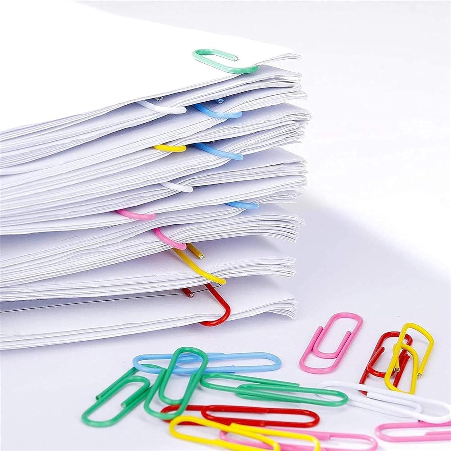 Multipurpose Assorted Color Paper Clips (Approx 70 Pcs / Small Size)