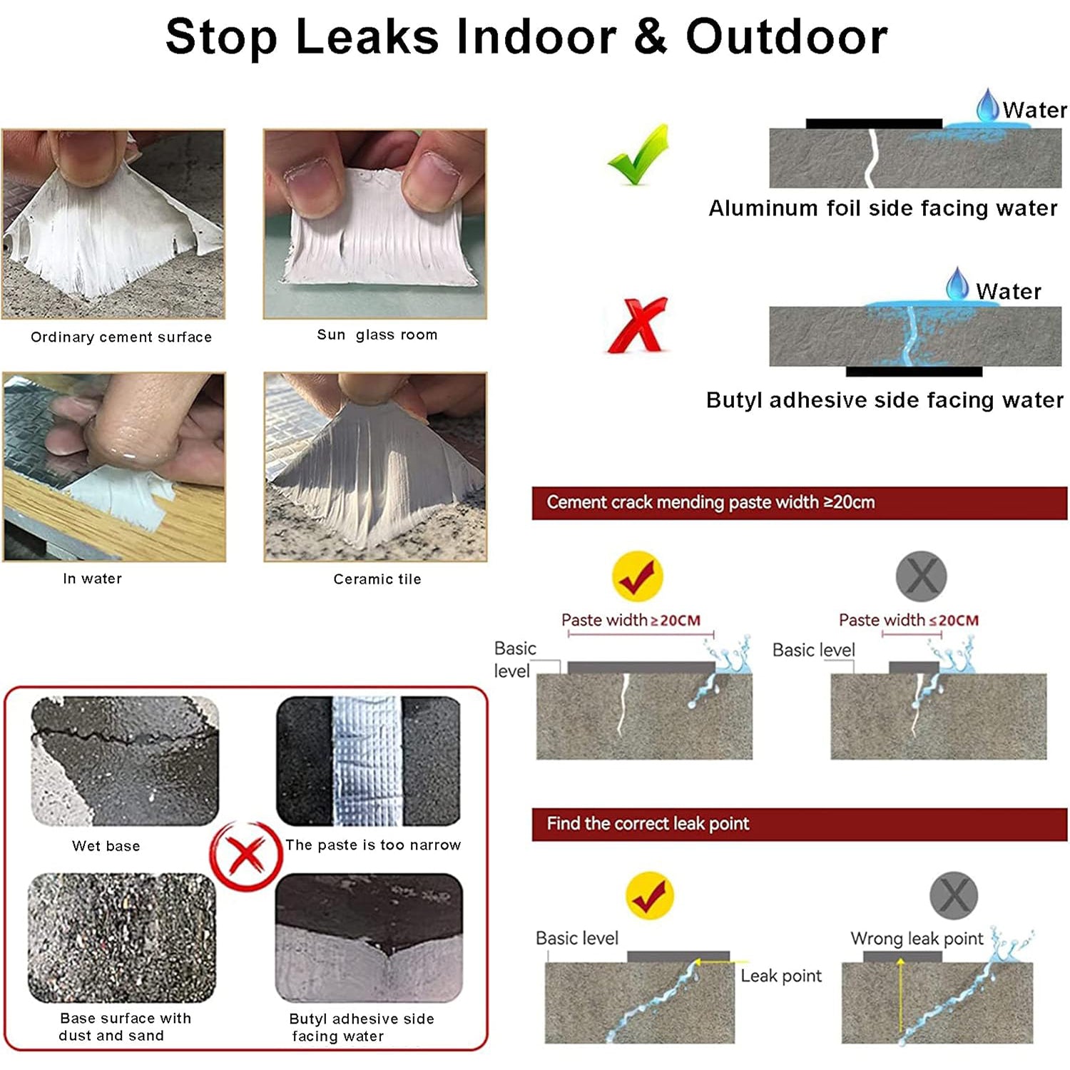 Waterproof Repair Tape for Pipe Leakage