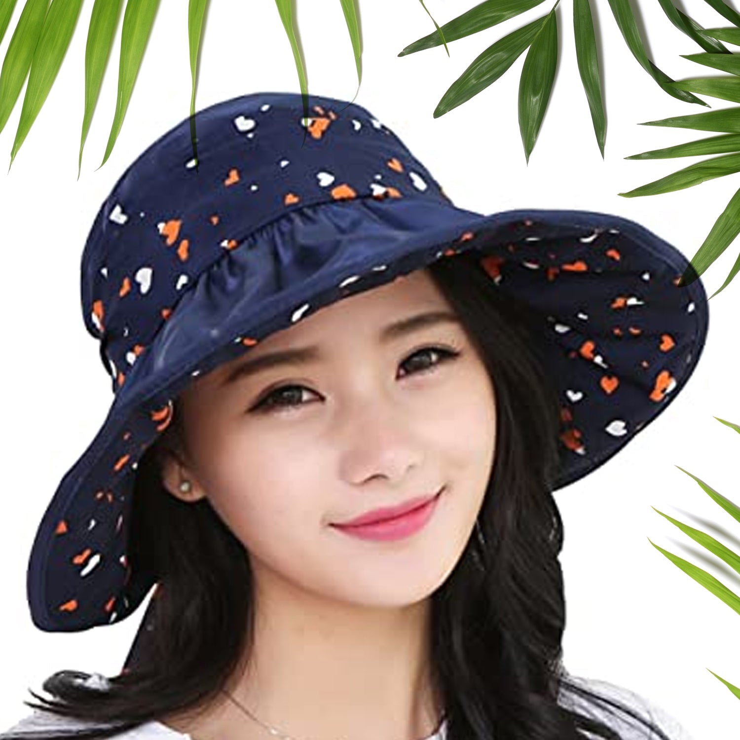 Girls UV Protection Hat - Premium Quality Sun Cap for Beach, Golf, Fishing (1pc)