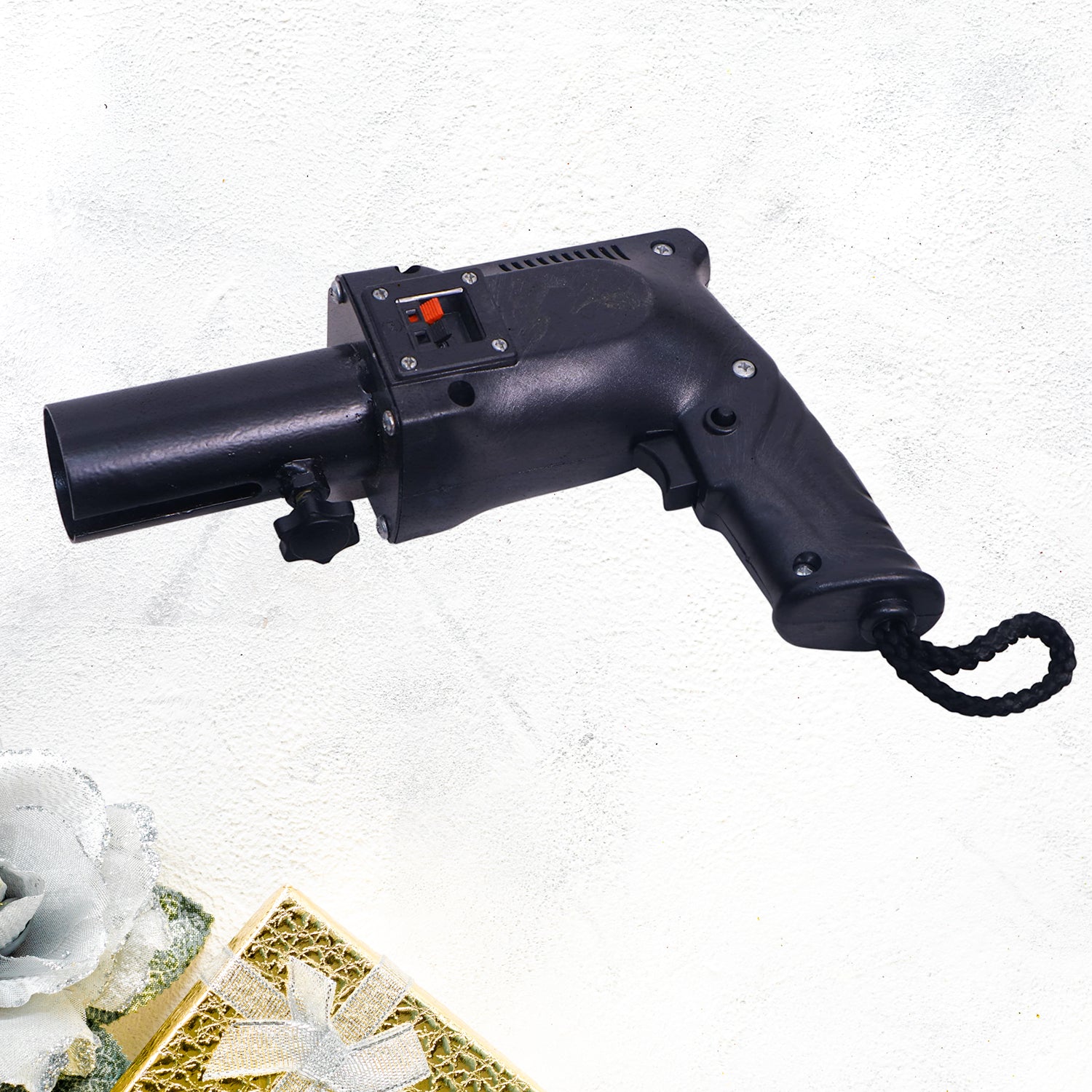 Pyro Party Gun Hand Held Gun Toy for Parties Functions Events and All Kind of Celebrations, Plastic Gun, (pyros not Included)