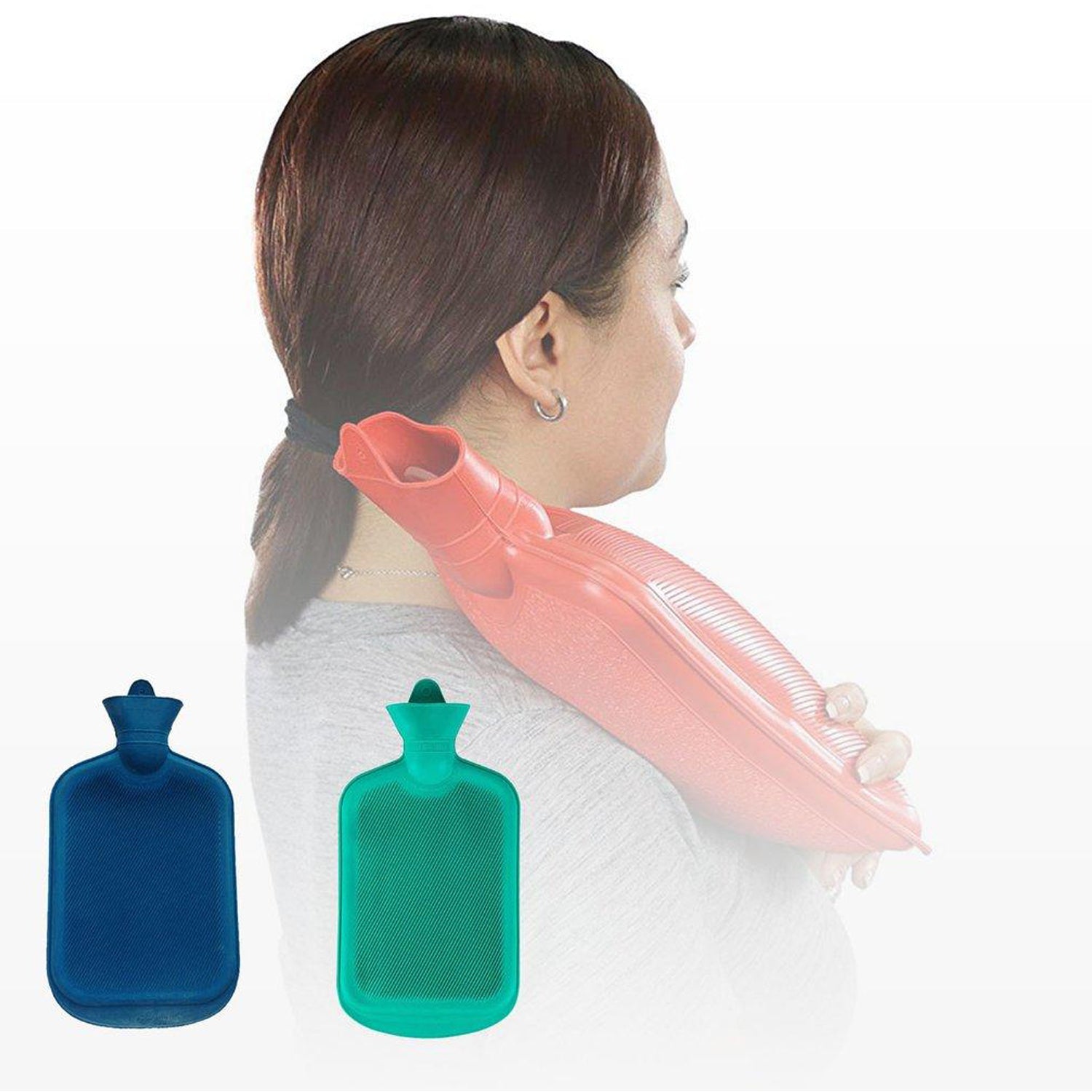 Rubber Hot Water Heating Pad Bag for Pain Relief(Medium)