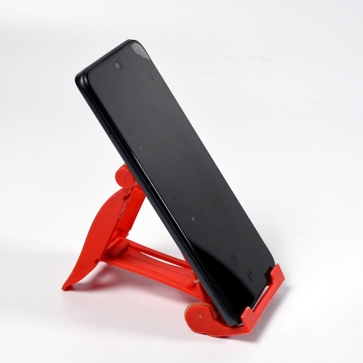 Adjustable Foldable Plastic Square Mobile Stand Premium Mobile Stand Use For Home , Office & Multiuse