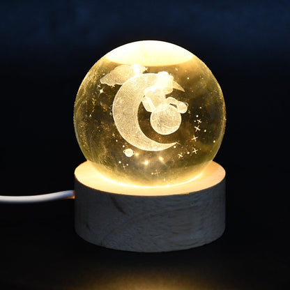 3D Crystal Ball Lamp