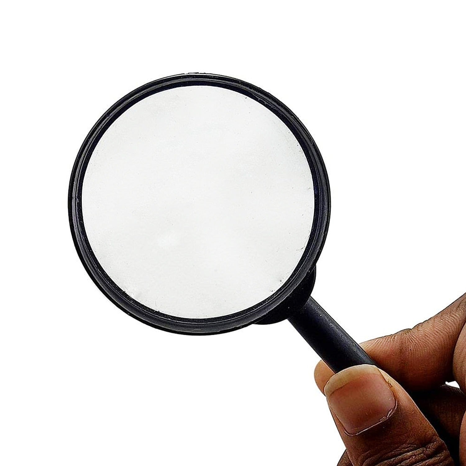 Magnifying glass Lens - reading aid made of glass - real glass magnifying glass that can be used on both sides - glass breakage-proof magnifying glass, Protect Eyes, 75mm & 50mm (2pc Set)