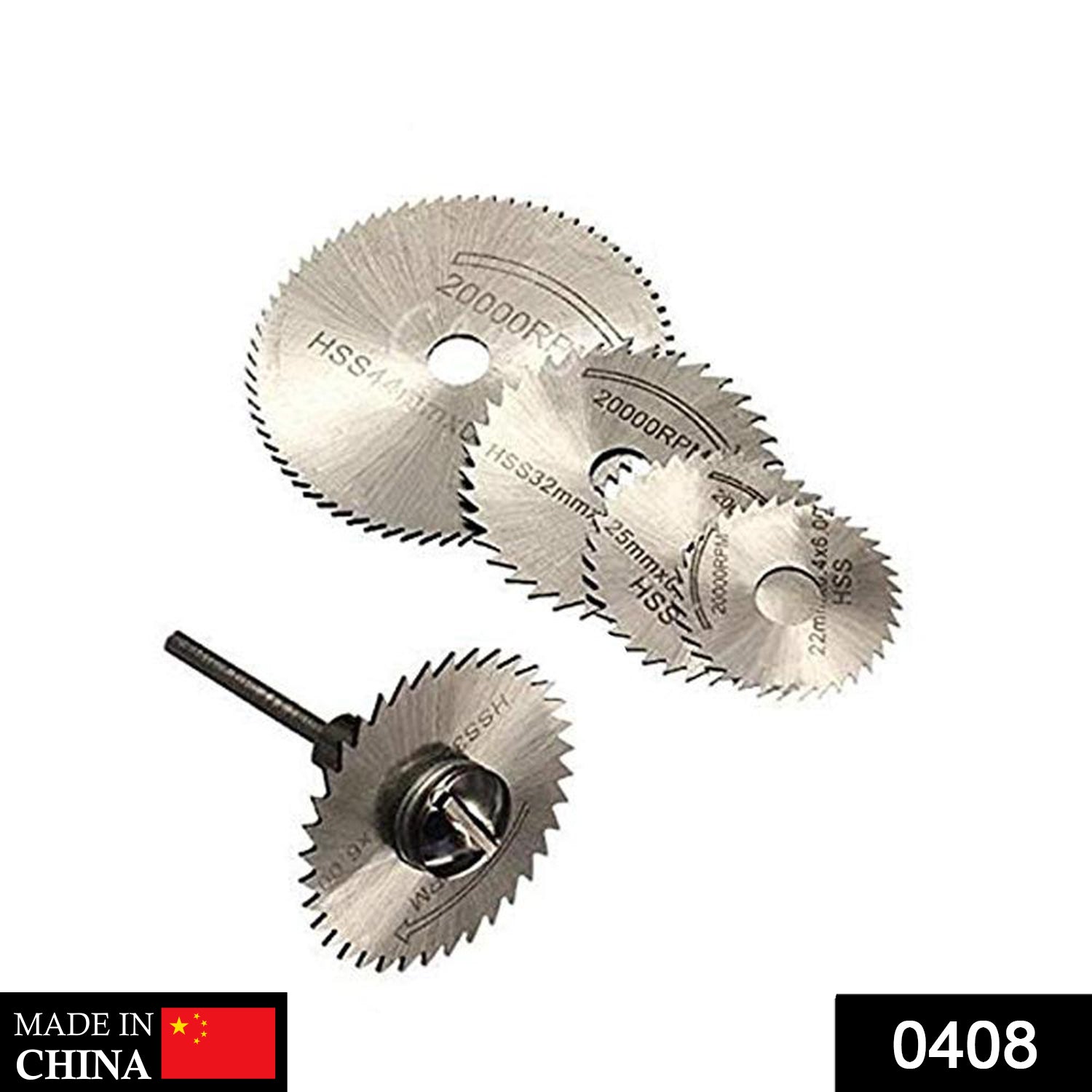 6pcs Metal HSS Circular Saw Blade Set Cutting Discs for Rotary Tool