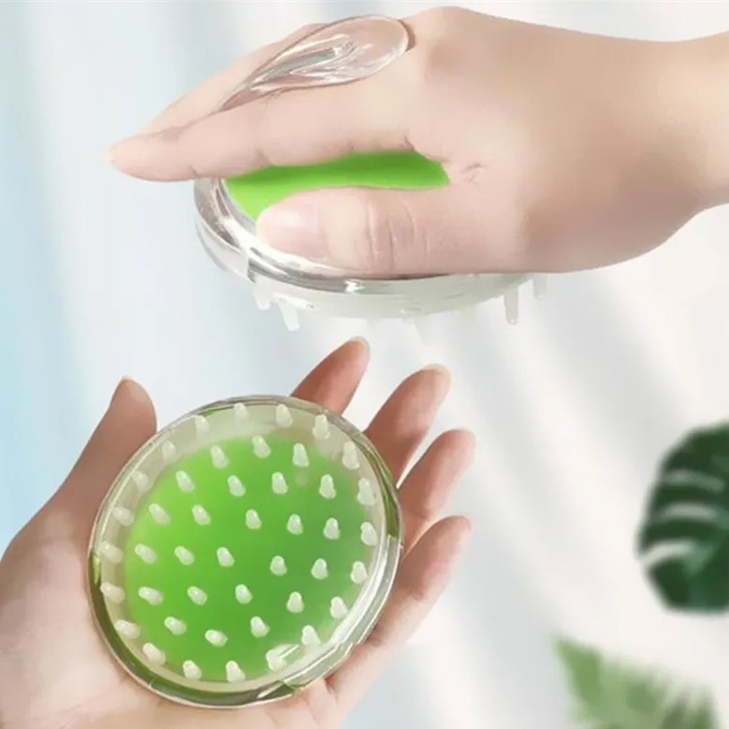 Silicone Head Massager - Unisex, for Head Massage at Home or Office, Suitable for All Genders