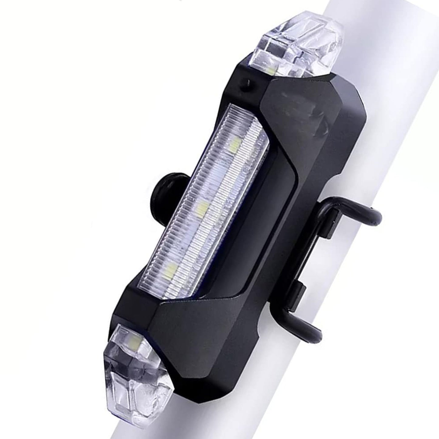 Rechargeable LED Bicycle Front & Rear Safety Light (1 Pc)