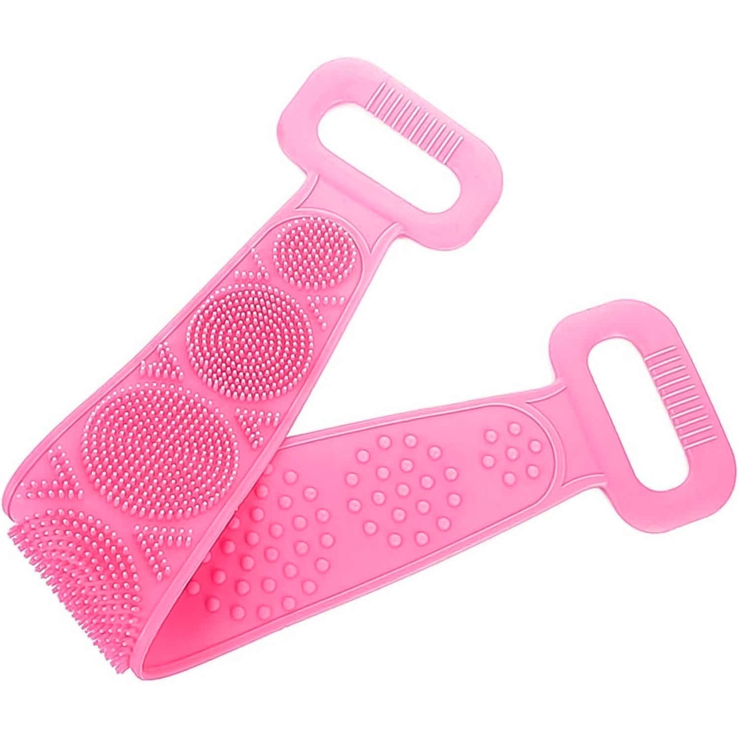 Silicone Bath Body Brush / Scrubber With Color Box (1 Pc / Mix Color)