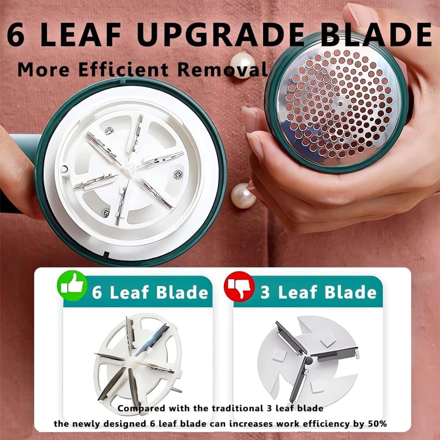 Portable Lint Remover with USB Cable (1 Pc)